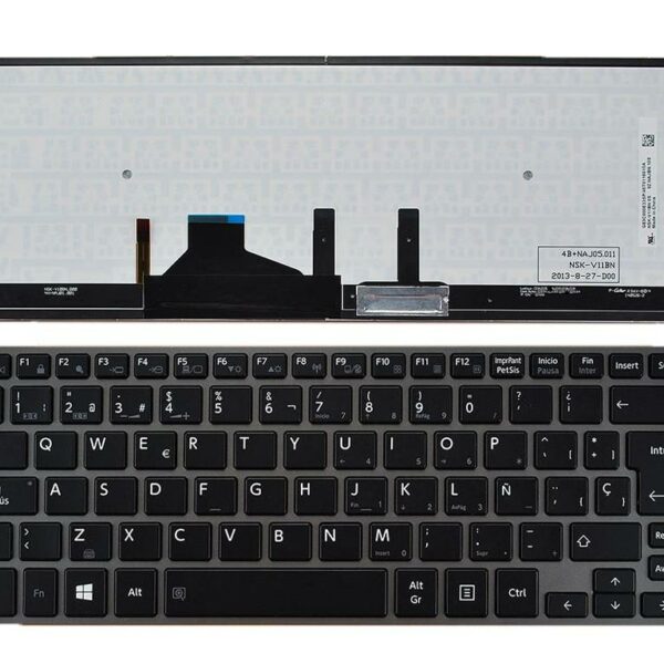 TECLADO PARA PORTATIL TOSHIBA PORTEGE Z30 SIN POINTSTICK