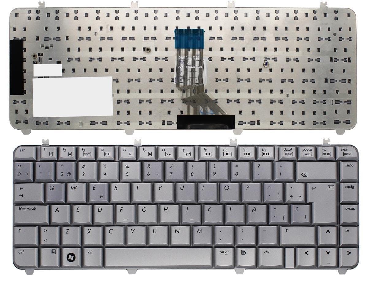 TECLADO PARA PORTATIL HP PAVILION DV5 DV5Z DV5T DV5-1000 PRATA