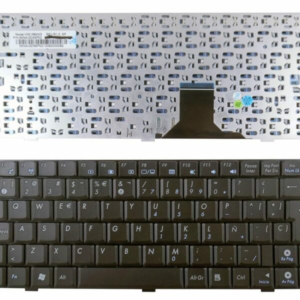 Teclado para Portátil Asus EEE PC 904HD, 904 e 905 em Espanhol