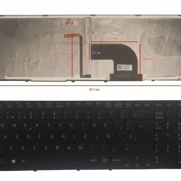 Teclado Retroiluminado para Portátil Sony VAIO SVE1511M1E - Green Computer