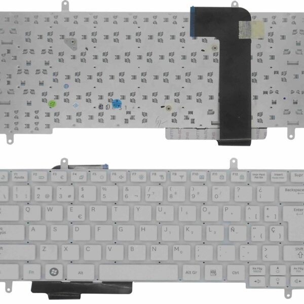 Teclado para Portátil Samsung N210 N220 N230 N260 N315 - Espanhol Branco (9Z.N4PSN.30S)