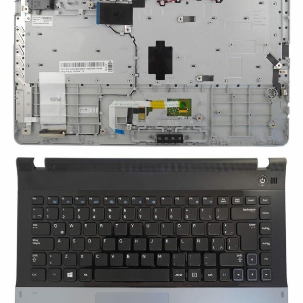 Teclado Completo com Touchpad para Portátil Samsung NP300E4A NP300V4A NP305V4A NP305E4A - Idioma Espanhol/Latim