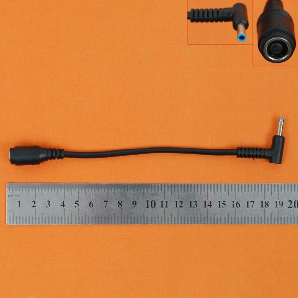 Adaptador DC Jack para Portátil HP Dell - Conector 7.4x5.0mm para 4.5x3.0mm