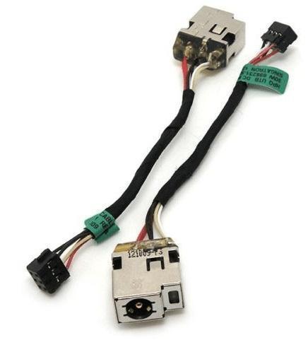 CONECTOR DC JACK COM CABO PARA HP 15-B109WM 15-B161EA 15-B107CL 15-B142DX 15-B117SS 698231-YD1 CBK00326-0075