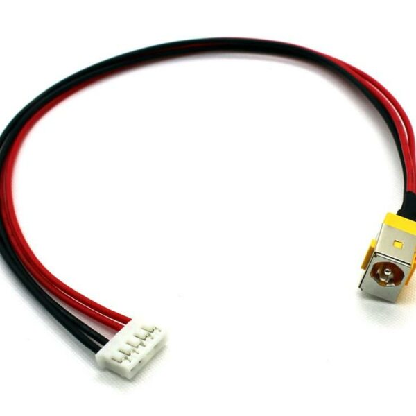 Conector DC Jack com Cabo para Portátil Acer Aspire 5235, Travelmate 5610, Extensa 7200 Series - Peça de Substituição