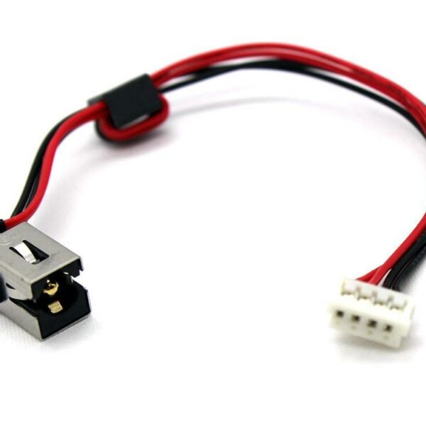 CONECTOR DC JACK COM CABO PARA PORTATIL TOSHIBA SATELLITE C55-A5282 C55-A5246NR c50 c55d 6017b0402701
