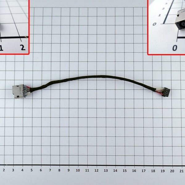 CONECTOR DC JACK PARA HP PAVILION 14-E023tx, 14-E024tx, 14-E, 15-J030us, 15-J030us, 14-E018la, 722907-001