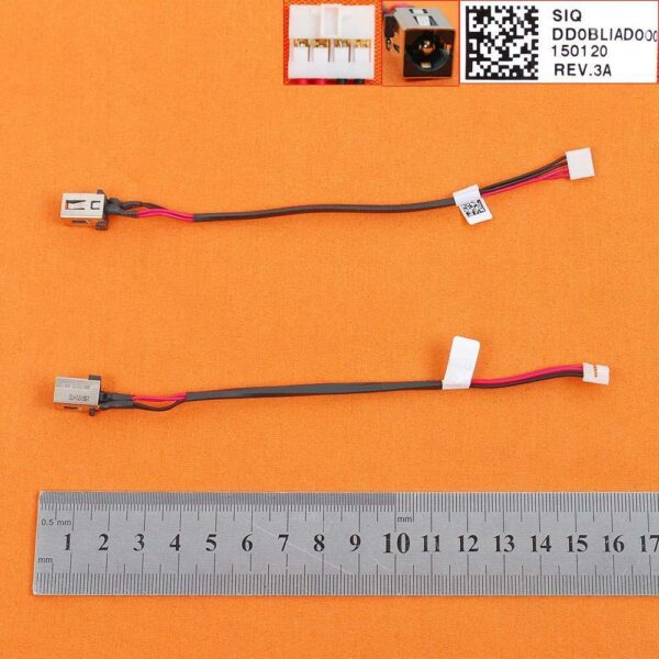 Conector DC Jack para Portátil Toshiba Satellite L55-B5276 L55T-B5271 - DD0BLIAD000 PJ640
