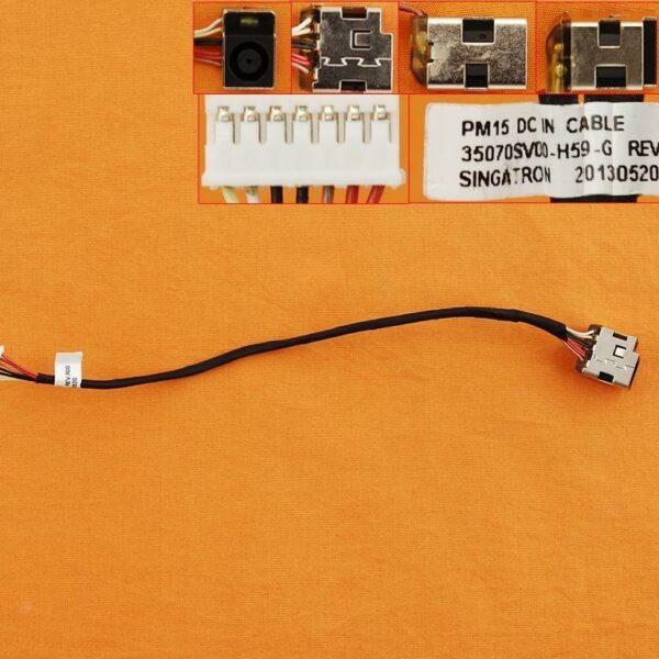 DC JACK PARA HP 2000 Compaq CQ57 7 pins
