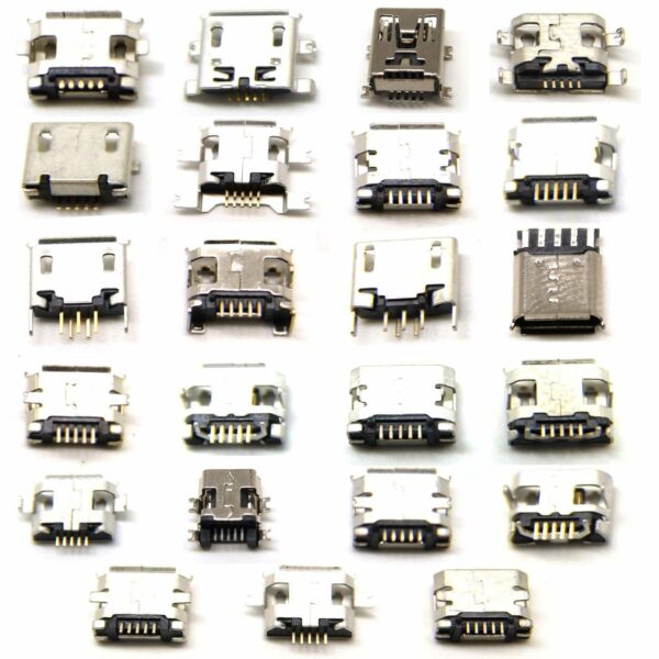 CONJUNTO DE 240 CONECTORES MICRO USB PARA DISPOSITIVOS SMARTPHONEES LENOVO HUAWEI XIAOMI SAMSUNG