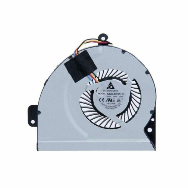 Ventoinha CPU para Portátil Asus A53 K53 X53 X54 Series - Conector 4 Pinos