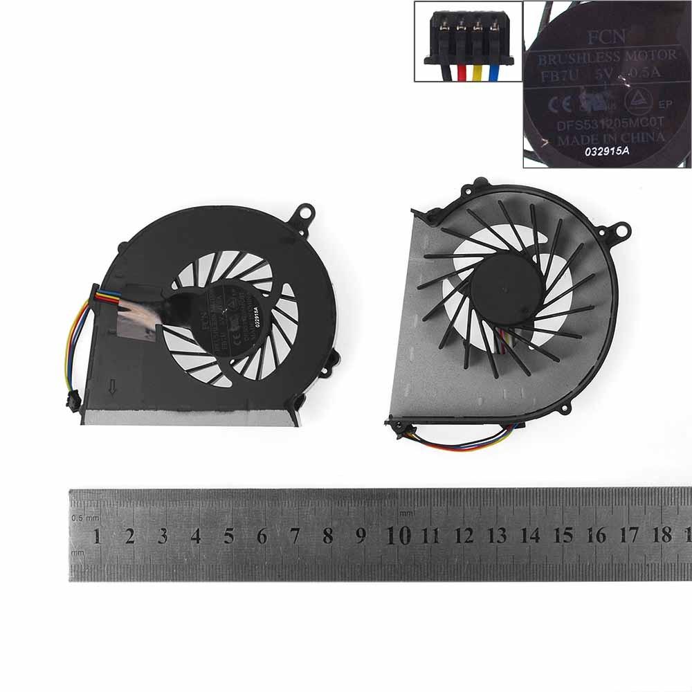 Ventoinha CPU para Portátil HP Pavilion G43 G57 G58, HP 430 Series, Compaq Presario CQ43 CQ57 CQ58 Series