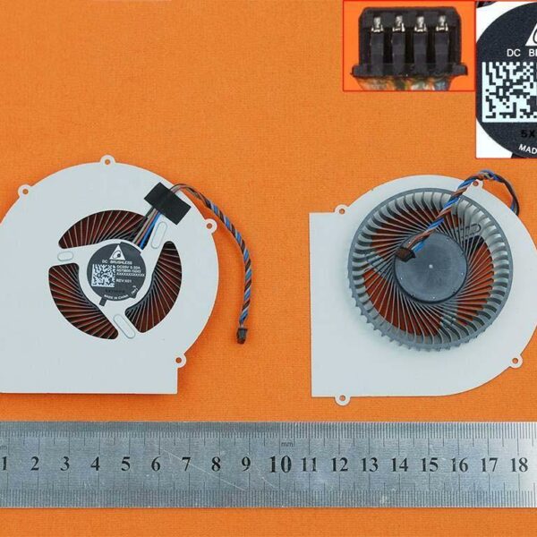 Ventoinha CPU para Portátil HP Probook 650 G2, 630 G3 - Compatível com MS75B00-15D03, 840734-001