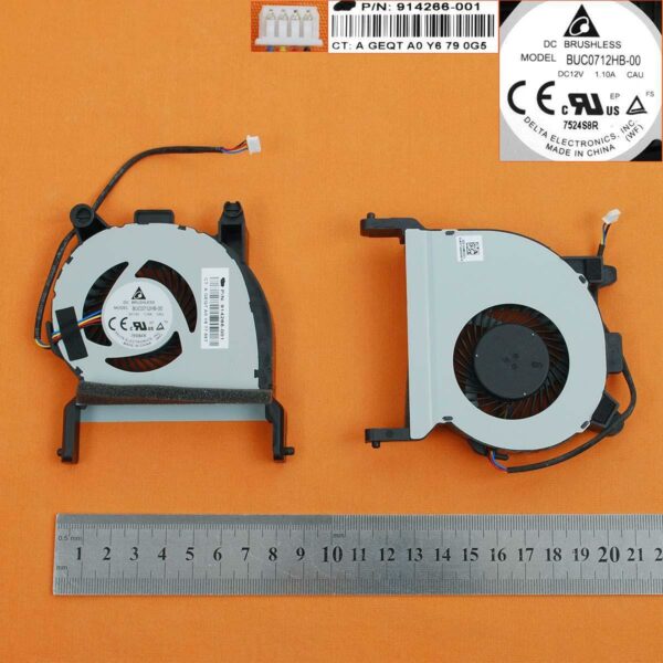 VENTOINHA CPU PARA PORTATIL HP PRODESK 600 G3 MINI BUC0712HB-00 914266-001