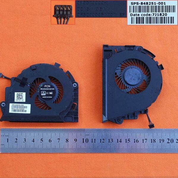 VENTOINHA PARA PORTATIL HP ZBOOK 15 G3 CPU DC28000GVF0-FCC2 848251-001 DFS2000054RP0T