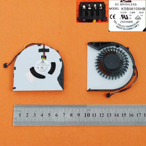 Ventoinha CPU para Portátil Lenovo B480 B480A B485 B490 B590 M490 M495 E49 - KSB06105HB-BJ49 KSB06105HB-AI10