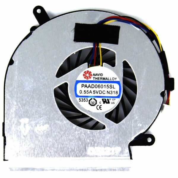 Ventoinha de Refrigeração para Portátil MSI GE62, GE72, GL62, GL72, PE60, PE70 - Conector 4 Pinos