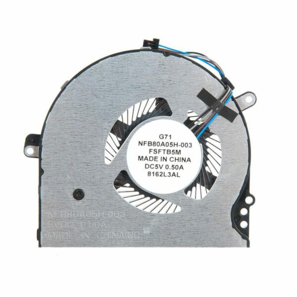 Ventoinha para Portátil HP Pavilion 15-CC Series e HP 14BP Series - PN: 927918-001, NFB80A05H-003