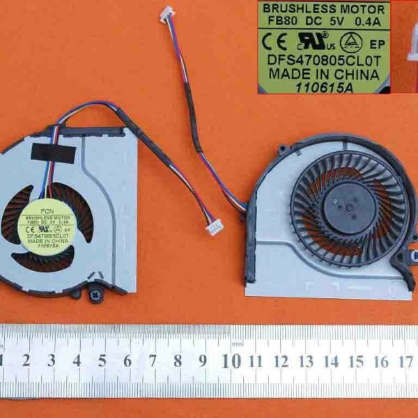 VENTOINHA PARA PORTATIL LENOVO IDEAPAD Z480 Z485 Z580 Z585 DFS470805CL0T FB80