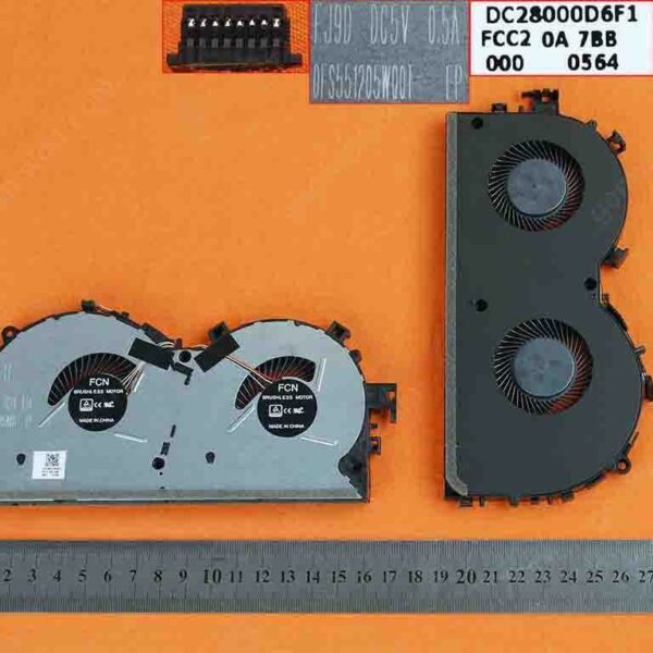 VENTOINHA PARA PORTATIL LENOVO LEGION Y520 R520 R720 R720-15IKBN 80WW MG75100V1-C020-S9A DC28000D6F1 DFS551205W00T