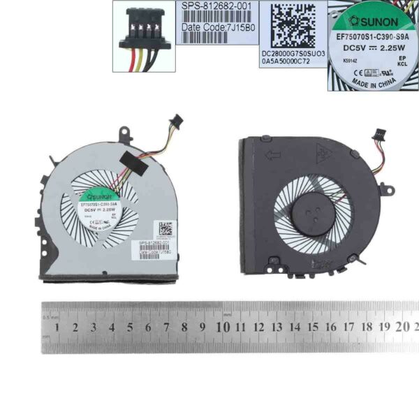 VENTOINHA PARA PORTATIL HP ENVY M6-P M6-P113DX DC28000G7F0