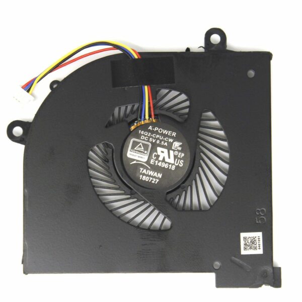 Ventoinha CPU para Portátil MSI GS65 GS65VR MS-16Q2 - Compatível BS5005HS-U2L1 BS5005HS-U2F1