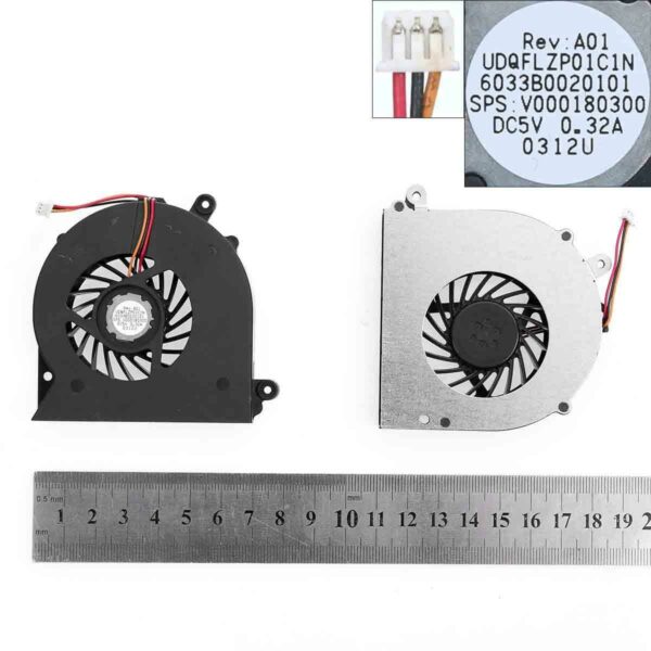 Ventoinha CPU para Portátil Toshiba Satellite A500, A505 (i7) - UDQFLZP01C1N