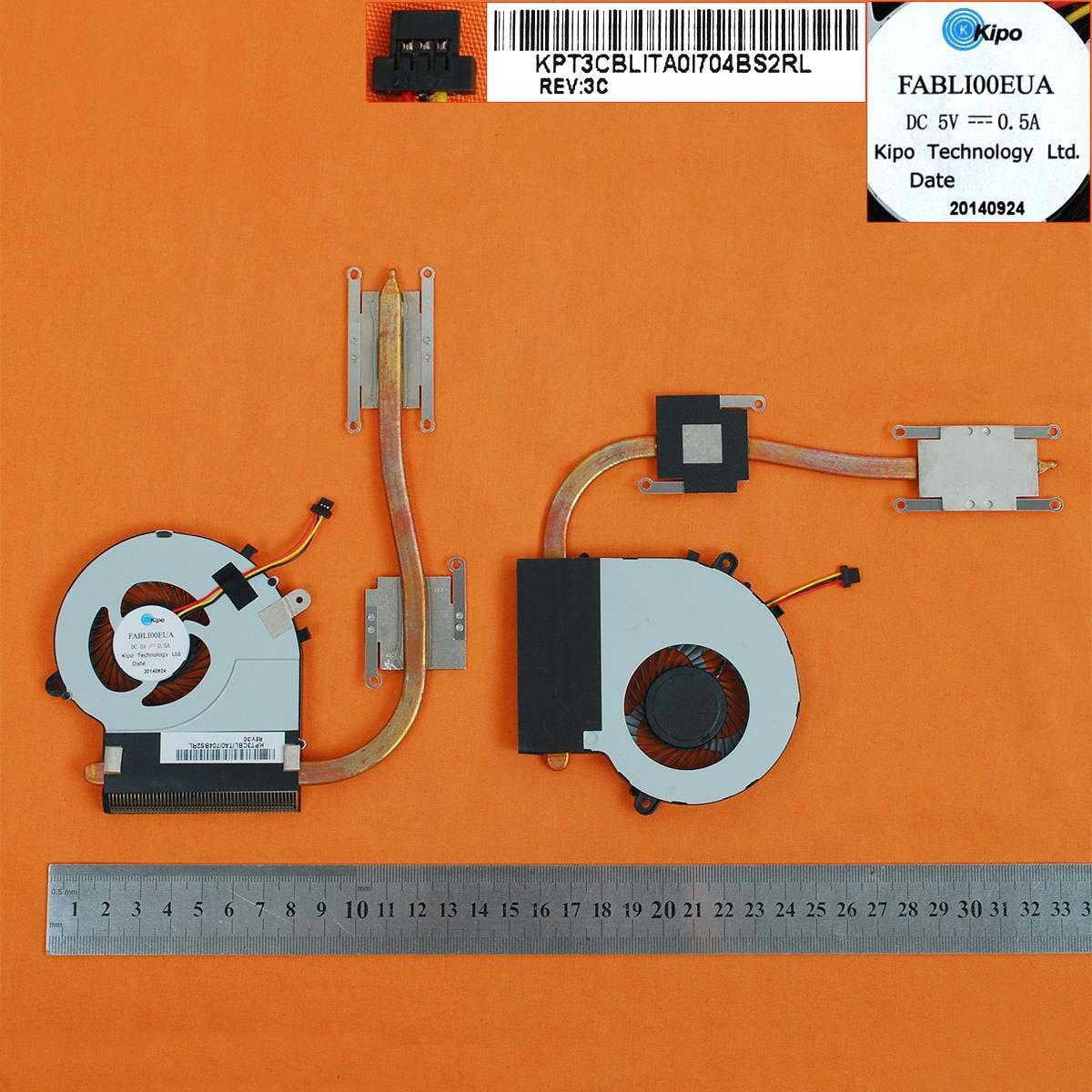 Ventoinha CPU para Portátil Toshiba Satellite L50-B L55-B Series 3PIN - FABLI00EUA