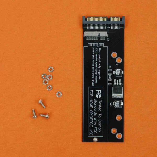 ADAPTADOR HDD SATA 3.5" A SSD PARA PORTATIL APPLE MACBOOK A1369 A1370 A1465 A1466 (2012)