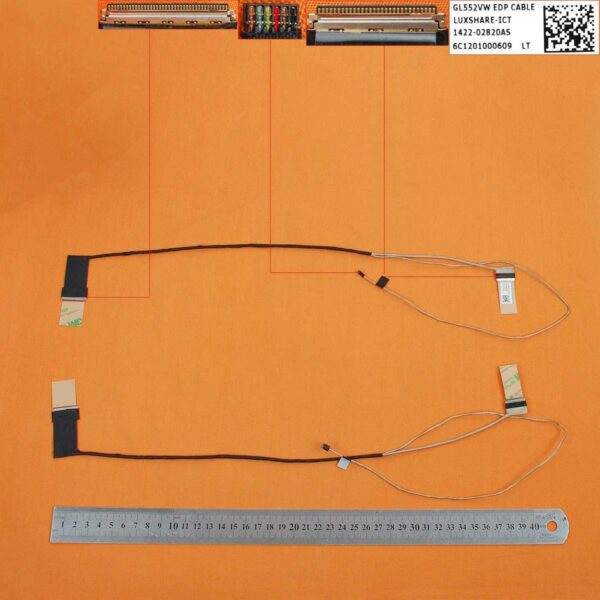 Cabo Flex para Portátil ASUS GL552 e ZX50 Series - Conector 40 Pinos - Ref. 1422-02820AS