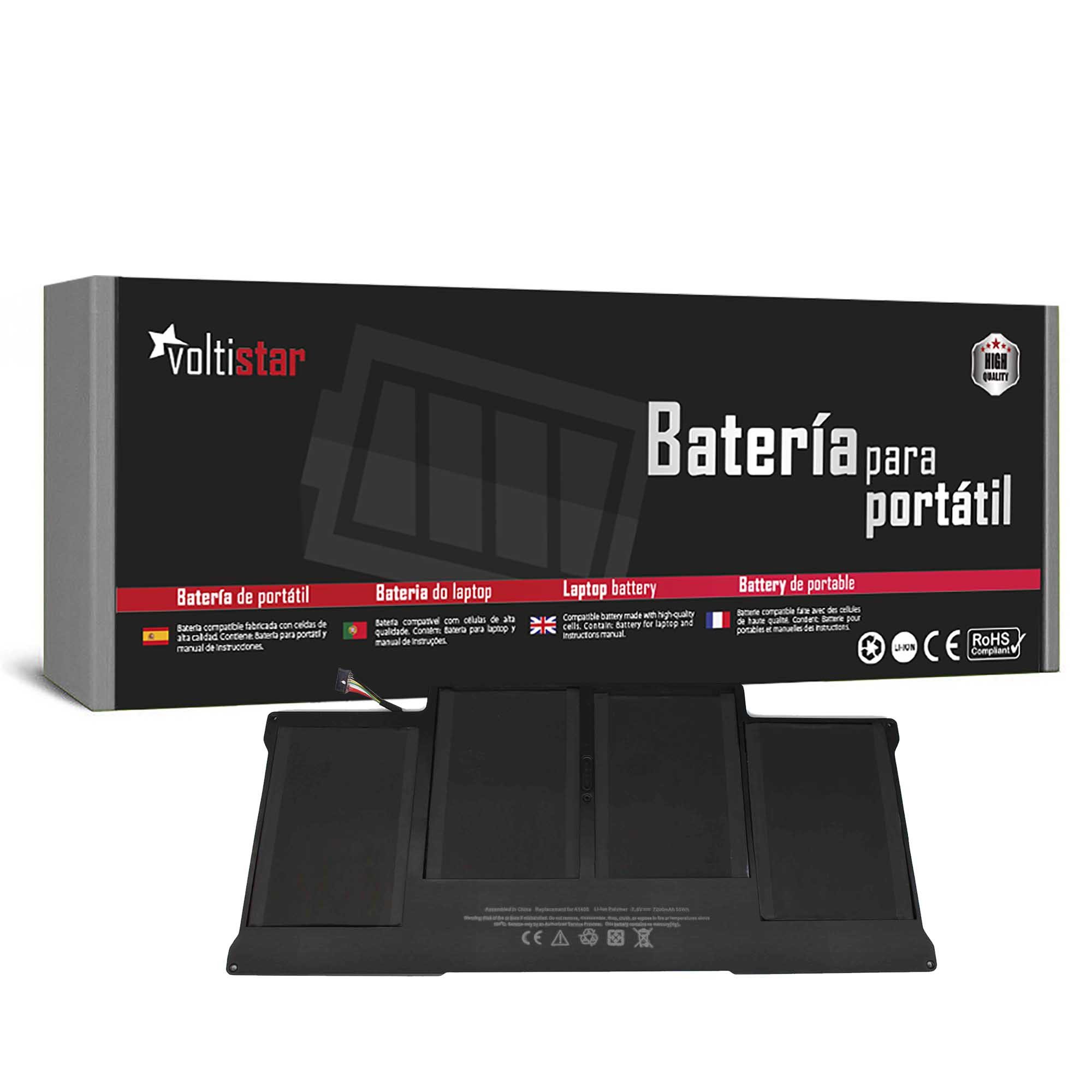 Bateria para Portátil Apple MacBook Air 13" A1369 A1405 A1466 A1496 A1377 - 7.6V 7200mAh