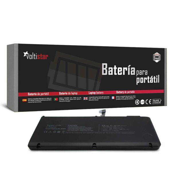 Bateria para Portátil Apple MacBook Pro 15" A1382 (2011-2012) - Alta Capacidade