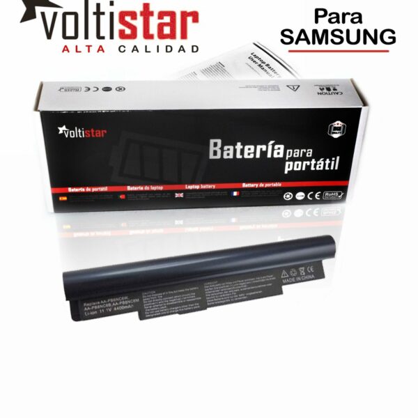 Bateria 11.1V 4400mAh para Samsung N130 N140 N510 NC10 AA-PB1TC6B compatível com 50+ modelos
