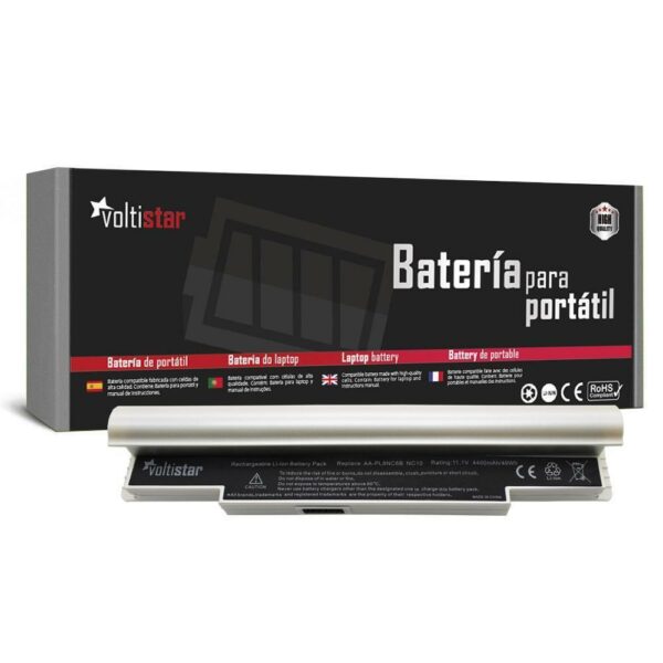 Bateria Branca para Portátil Samsung N130 N140 N510 NC10 - 11.1V 4400mAh