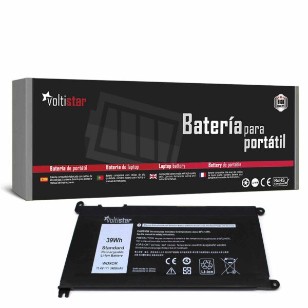 Bateria para Portátil Dell Inspiron 15 55XX, 13 53XX, Latitude 3XXX, Vostro 5XXX Series - P/N WDX0R