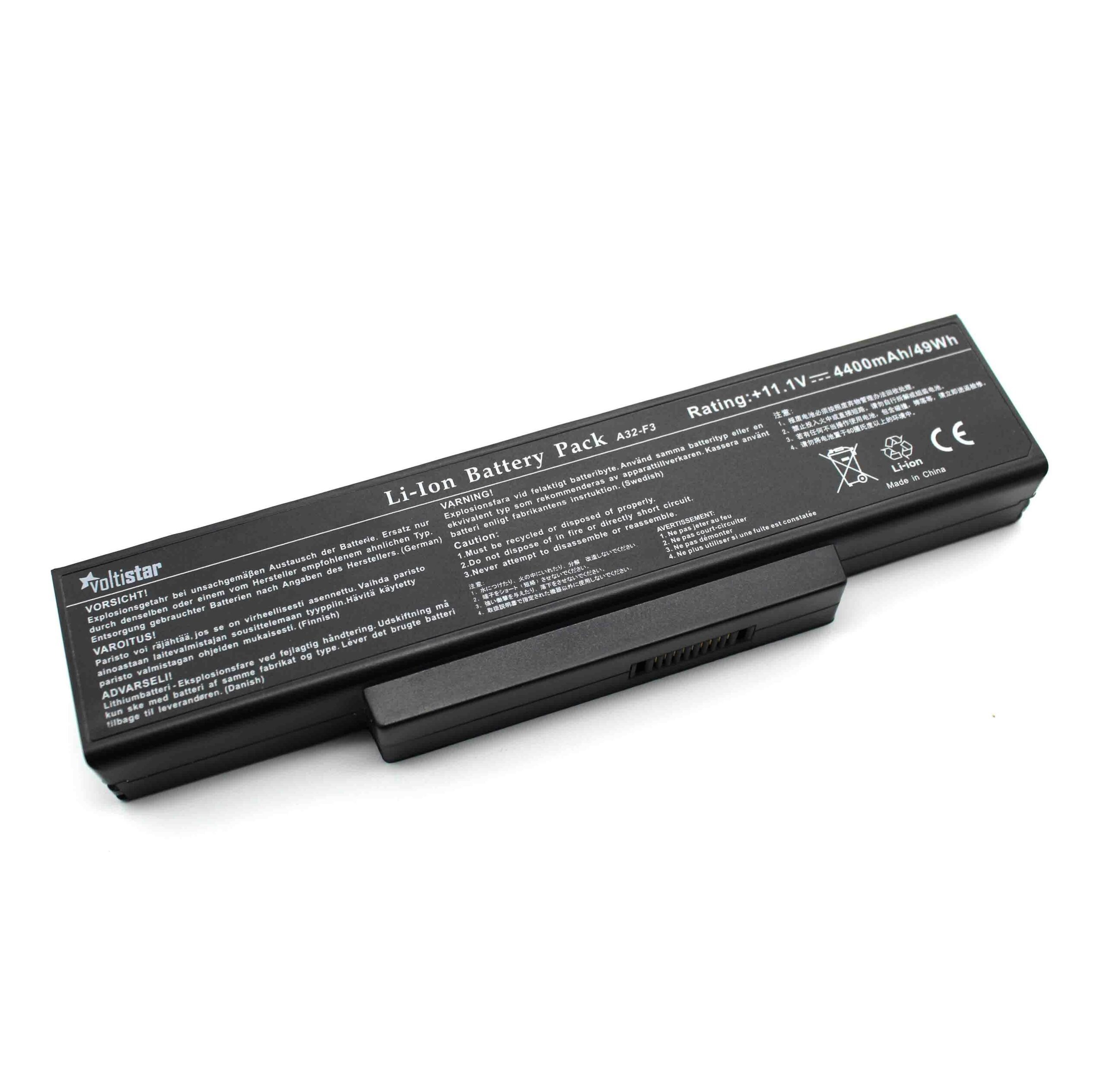Bateria para Portátil ASUS A32-F3, A32-F2, A32-Z94, A32-Z96, A9, F2, F3, X70, Z53 - 11.1V 4400mAh 6 Células - Image 3