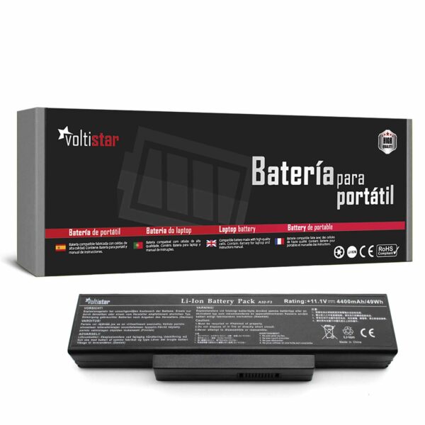 Bateria para Portátil ASUS A32-F3, A32-F2, A32-Z94, A32-Z96, A9, F2, F3, X70, Z53 - 11.1V 4400mAh 6 Células