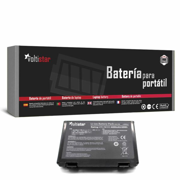 Bateria para Portátil ASUS K50, K51, F82, F83S, K40, K40E, F52 - Alta Capacidade