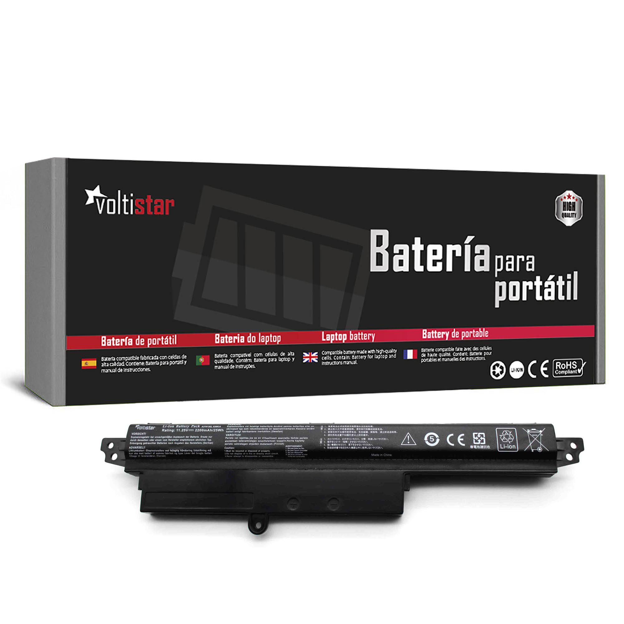 Bateria para Portátil Asus X200CA-9A, 11.25V 2200mAh - Compatível com Séries X200CA, F200MA, X200MA