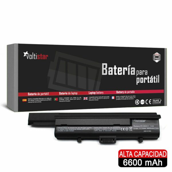 Bateria de Alta Capacidade para Portátil Dell XPS M1330, Inspiron 1318, XPS M1350 - 11.1V 6600mAh