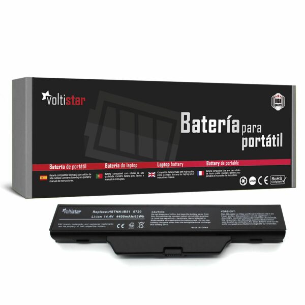 Bateria para Portátil HP Compaq 550 610 615 6720S 6730S 6735S 6820S 6830S - Compatível com HSTNN-IB62 HSTNN-LB51 HSTNN-OB51