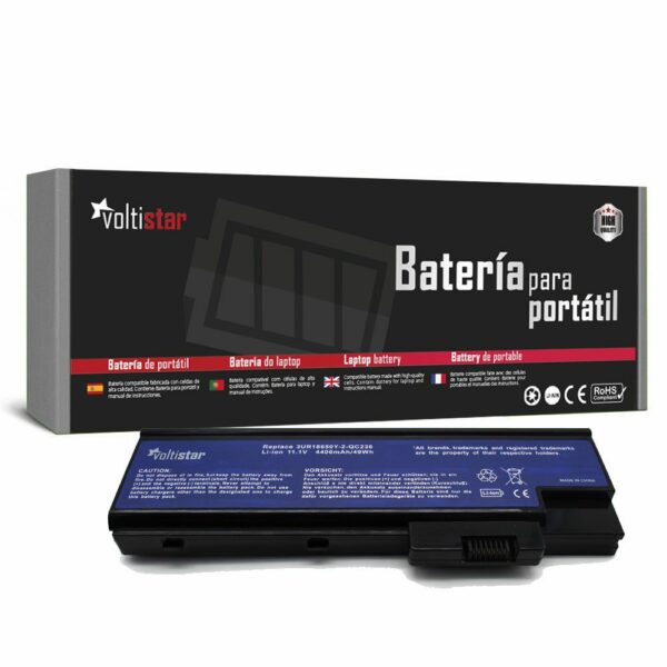 Bateria para Portátil Acer Aspire 5600, 7000, 7100, 9400 Series e TravelMate 4220, 5600 Series - 11.1V 4400mAh