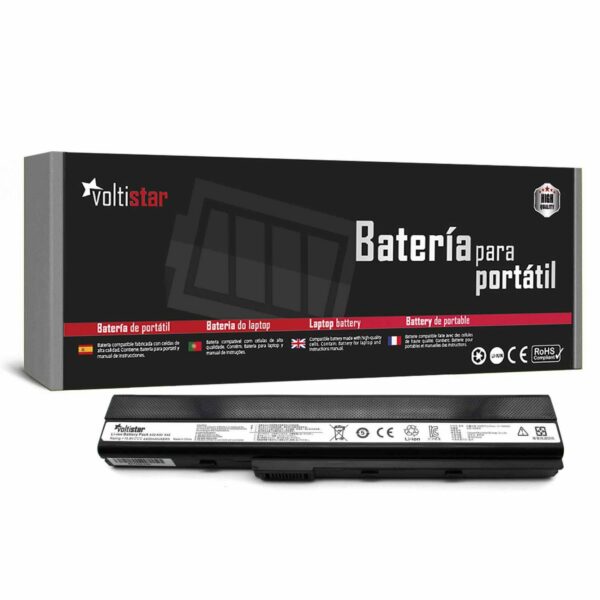 Bateria para Portátil Asus A42-K52 | Compatível com K52, X52, N82 Series | 10.8V 4400mAh