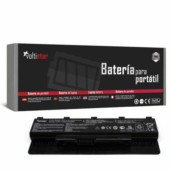 Bateria para Portátil Asus N56 N76 F45 R500 B53 Series - A31-N56 A32-N56 A33-N56 - 10.8V 4400mAh