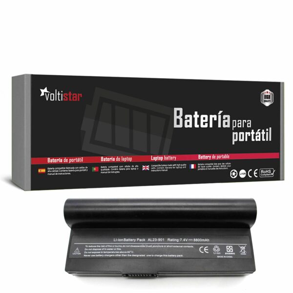 Bateria para Portátil ASUS Eee PC 1000 Series | 7.4V 8800mAh | Compatível com 1000H, 1000HA, 1000HD, 1000HE, 1000HG