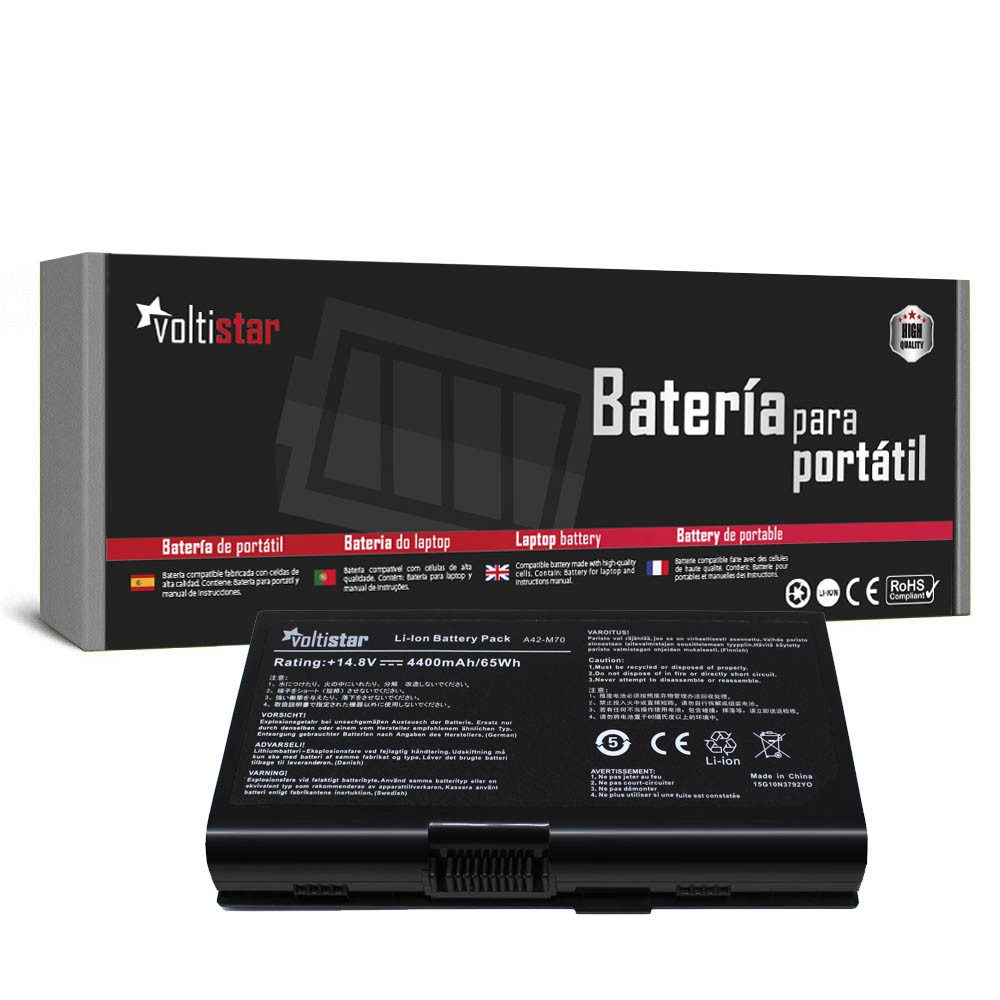 Bateria para Portátil ASUS G71, G72, N70, X71, X72, F70, M70, N90 Series - 14.4V/14.8V 4400mAh