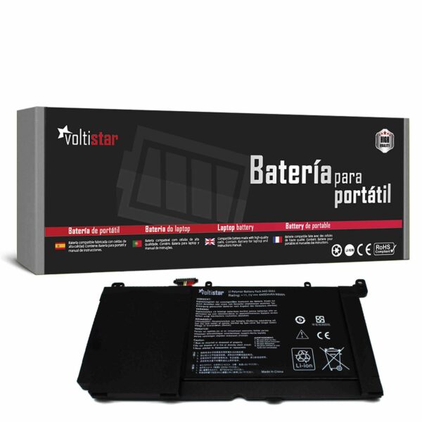 Bateria para Portátil ASUS Vivobook S551, V551 Series - C31-S551, B31N1336 Compatível