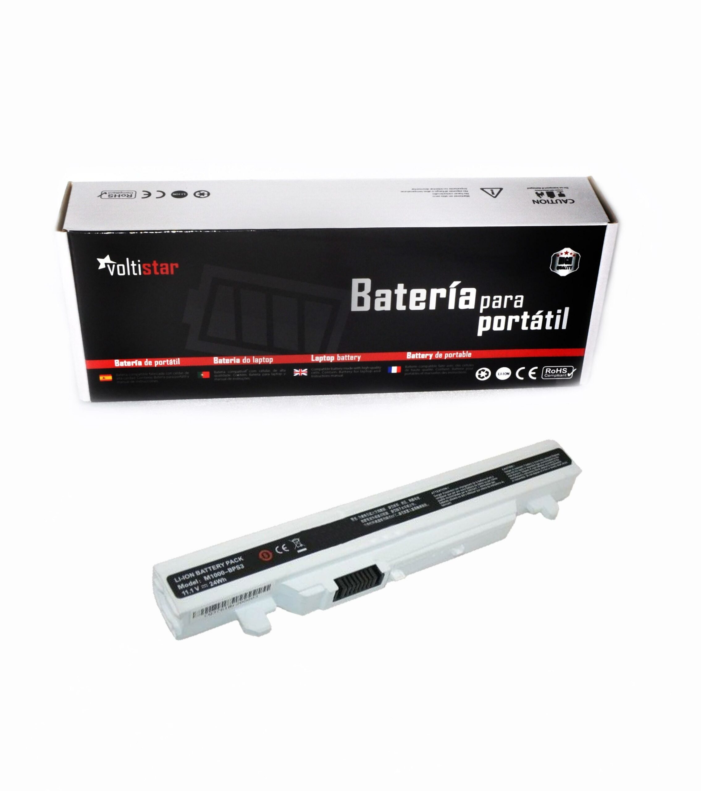 Bateria para Portátil Clevo M1000-BPS3, M1000-BPS6 - 11.1V 2200mAh - Substituição de Alta Qualidade