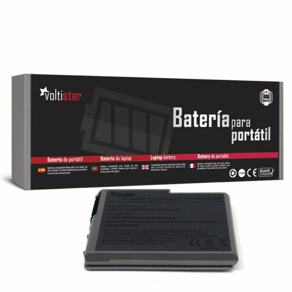 Bateria para Portátil Dell Latitude D500/D505/D510/D520/D530/D600/D610 e Inspiron 500m/510m/600m - 11.1V 4400mAh