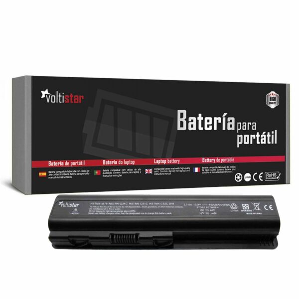 Bateria para Portátil HP Pavilion DV4 DV5 DV6, Compaq CQ40 CQ45 CQ50 CQ60 - HSTNN-CB72 HSTNN-IB72 HSTNN-DB72 - 10.8V 4400mAh